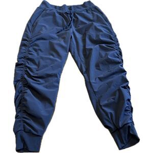 Athleta Pants Womens 6 Attitude Lined‎ Pants Joggers Stretch Black Ruched